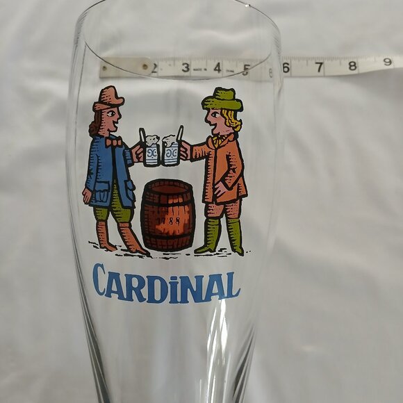 Large glass beer stein - 13.5" tall and holds 72 oz. - Picture 3 of 5